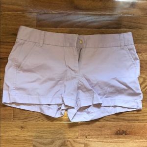 J. Crew 3” Chino Shorts - Light Purple